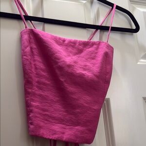 Pink Sleeveless Women's Top